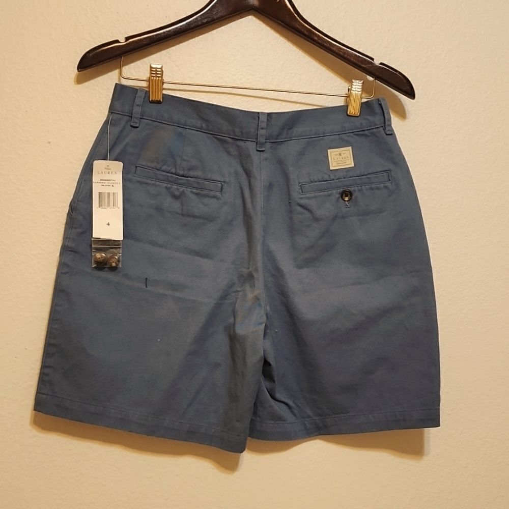 Ralph Lauren Golf Women's Size 4 green Color high‎ Rise Flat Front Shorts - Sz 4